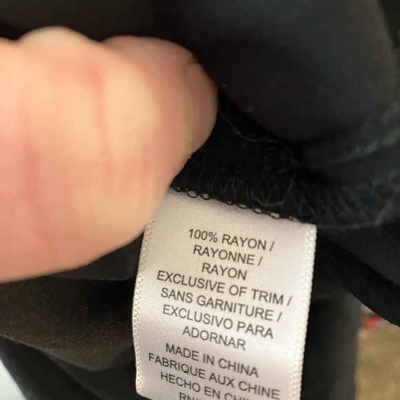 Hiatus Romantic Black Duster With Floral Embroidered Lace Sleeves- 3X - Picture 8 of 8